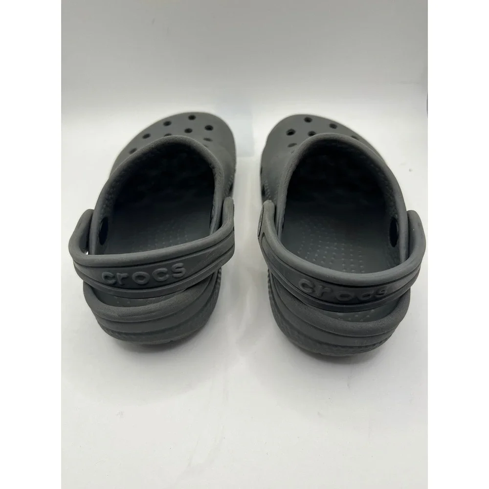 Crocs Classic Clog Kids Size 7 Gray Slip On Sandals‎ Shoes